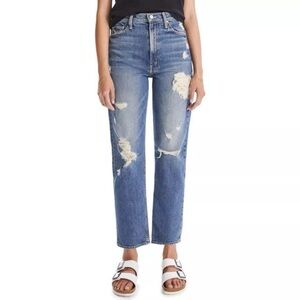 Mother Superior Denim High Waisted Study Hover Peaches and Screams Jeans 27